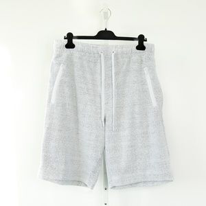 CSG Twist Radar Shorts in Light Gray/White